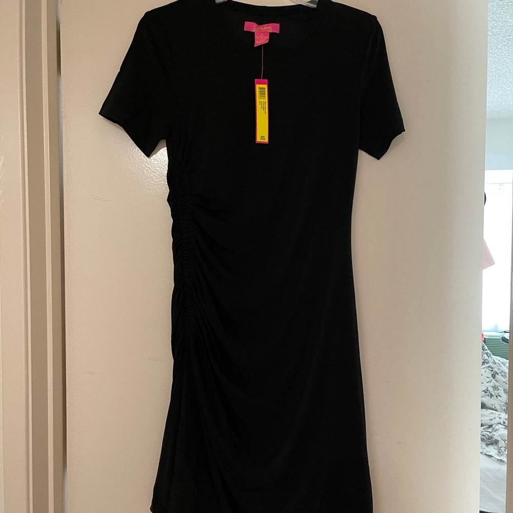 Simple black dress